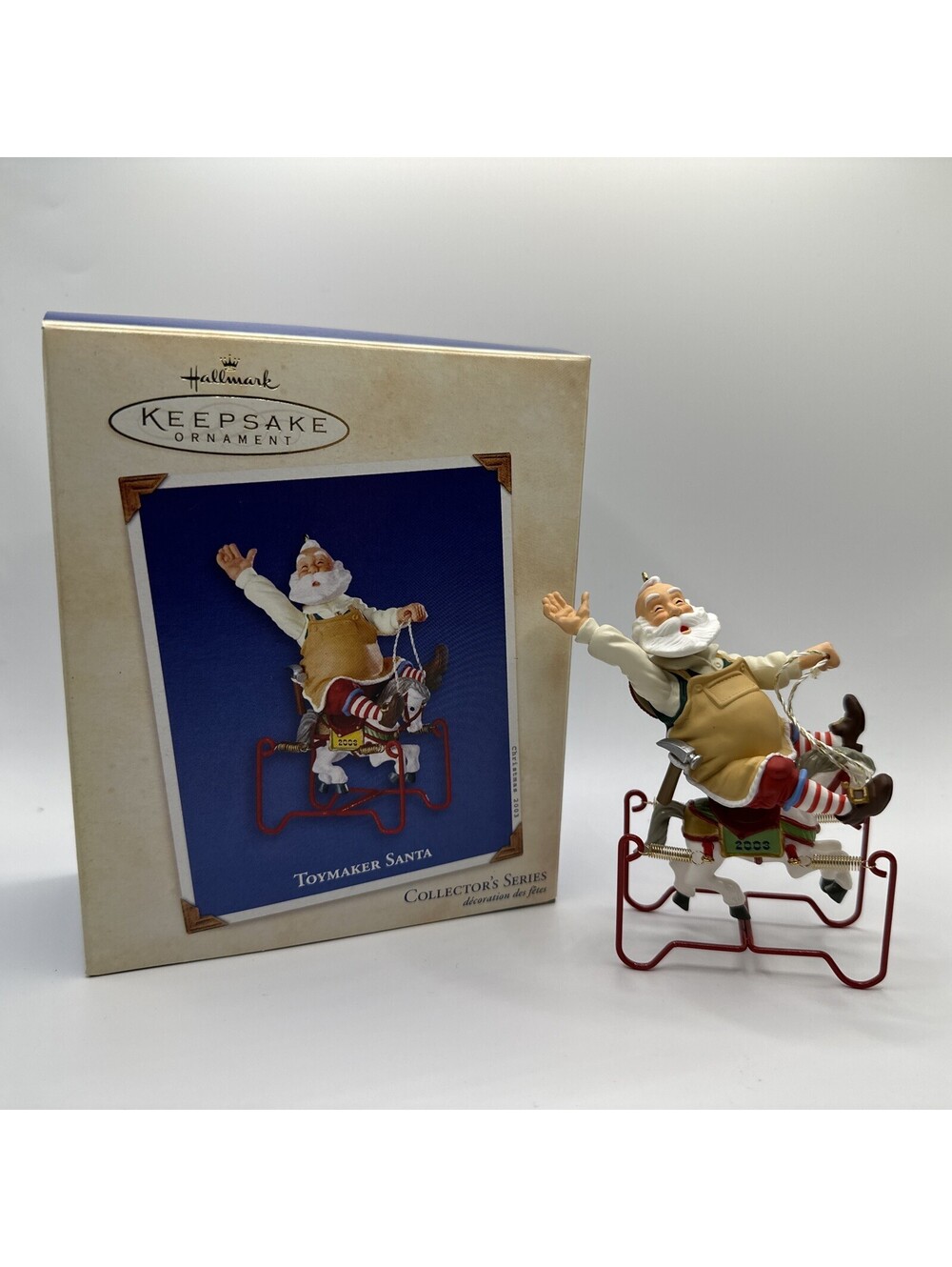 2003 Hallmark Keepsake Ornament – Toymaker Santa (4th in Series)